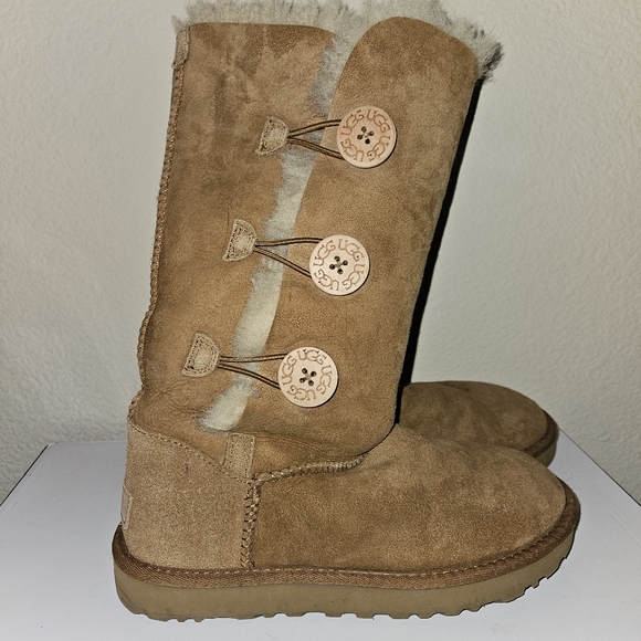 🌺 EUC genuine Bailey Ugg tall boots, sz 7 - Picture 3 of 15